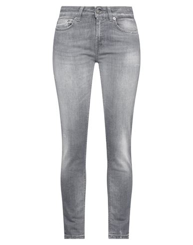 Dondup Woman Jeans Grey Size 31 Cotton, Elastane