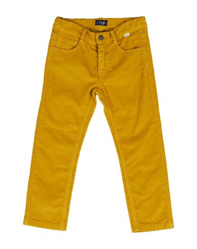 Il Gufo Babies'  Toddler Boy Pants Mustard Size 5 Cotton, Elastane In Yellow