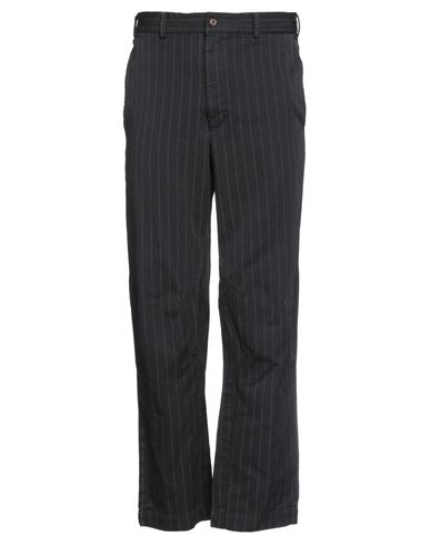 Man Pants Black Size L Polyester, Cupro