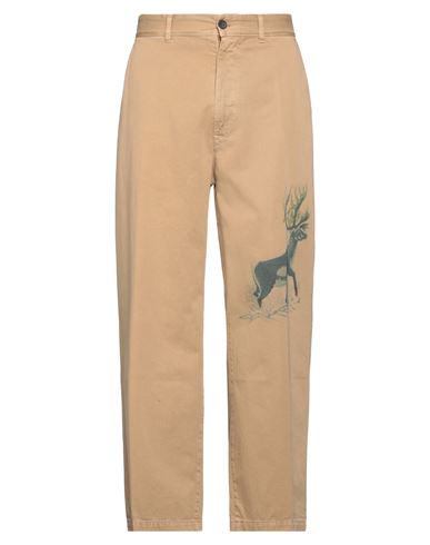 Shop Incotex Red X Facetasm Man Pants Camel Size 34 Cotton In Beige