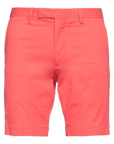 Polo Ralph Lauren Man Shorts & Bermuda Shorts Coral Size 33 Cotton, Elastane In Red
