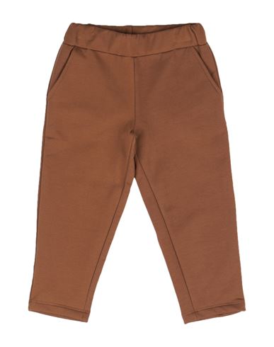 Vicolo Babies'  Toddler Girl Pants Camel Size 4 Cotton, Lycra In Beige