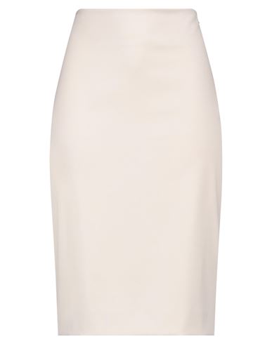 Alessandro Legora Woman Midi Skirt Beige Size 14 Viscose, Polyester, Elastane
