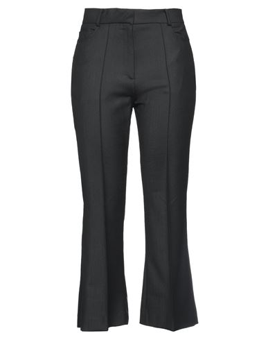Rokh Woman Pants Black Size 4 Polyester, Wool, Elastane