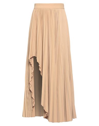 Jijil Woman Mini Skirt Sand Size 4 Cotton In Beige