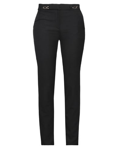 Twinset Woman Pants Black Size 10 Polyester, Wool, Elastane