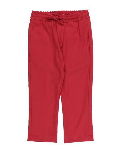 Manuel Ritz Babies'  Toddler Boy Pants Red Size 6 Polyester, Rayon, Elastane