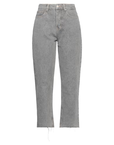 Glamorous Woman Denim Pants Grey Size 28 Cotton In Gray