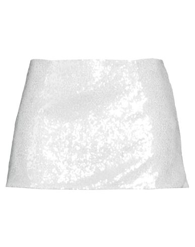 Glamorous Woman Mini Skirt White Size 10 Polyester