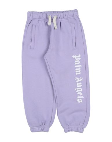 Palm Angels Babies'  Toddler Girl Pants Lilac Size 4 Cotton In Purple