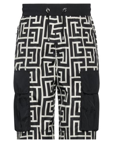 Balmain Man Shorts & Bermuda Shorts Black Size 32 Polyamide, Polyester