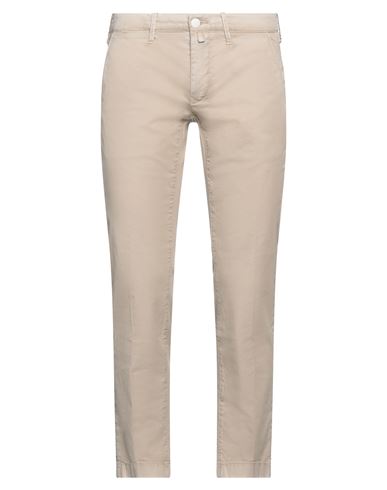 JACOB COHЁN JACOB COHЁN MAN PANTS BEIGE SIZE 32 COTTON, ELASTANE