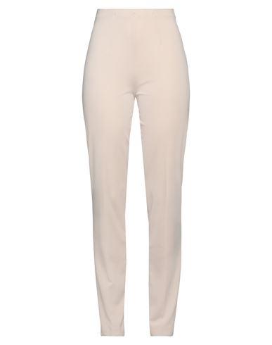 Shop Boutique De La Femme Woman Pants Beige Size 16 Polyester, Elastane