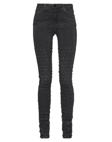 Brockenbow Woman Jeans Black Size 27 Cotton, Polyester, Lycra