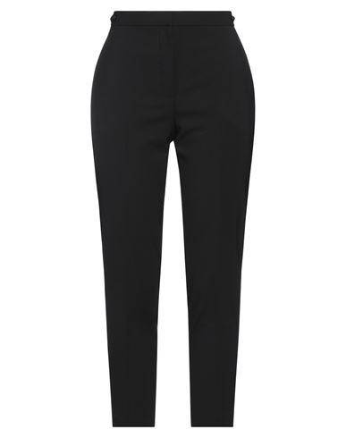 Aspesi Woman Pants Black Size 4 Virgin Wool, Elastane