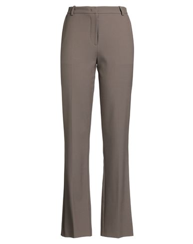 Federica Tosi Woman Pants Khaki Size 6 Polyester, Virgin Wool, Elastane In Gray