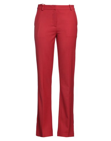 Federica Tosi Woman Pants Red Size 2 Polyester, Virgin Wool, Elastane