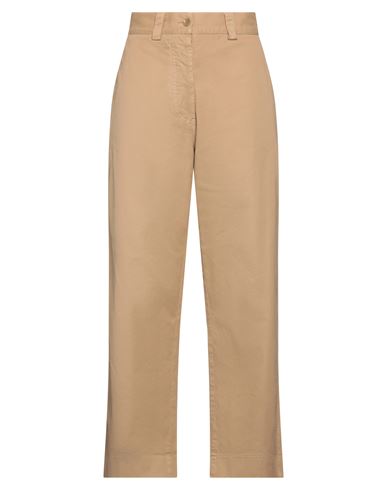 Aspesi Woman Pants Camel Size 8 Cotton, Elastane In Beige