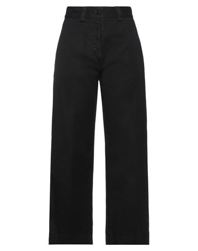 Aspesi Woman Pants Black Size 0 Cotton, Elastane