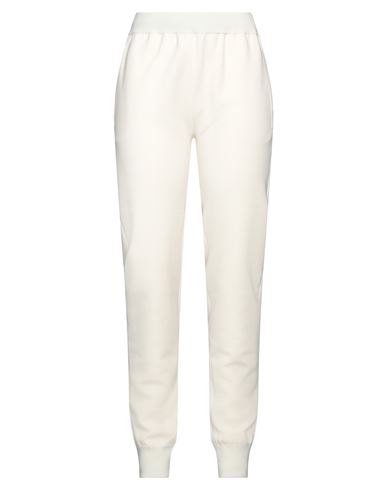 Bottega Veneta Elastic Waistband Wool Blend Joggers In White