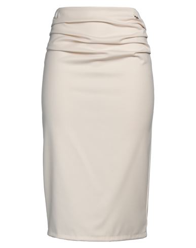Souvenir Woman Midi Skirt Ivory Size S Polyester, Viscose, Elastane In White