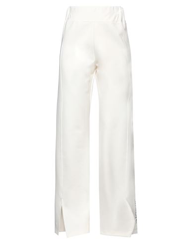 Hinnominate Woman Pants Cream Size L Viscose, Polyamide, Elastane In White
