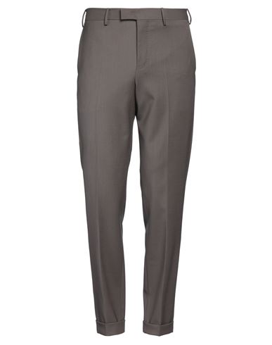 Shop Pt Torino Man Pants Lead Size 40 Virgin Wool, Elastane In Grey