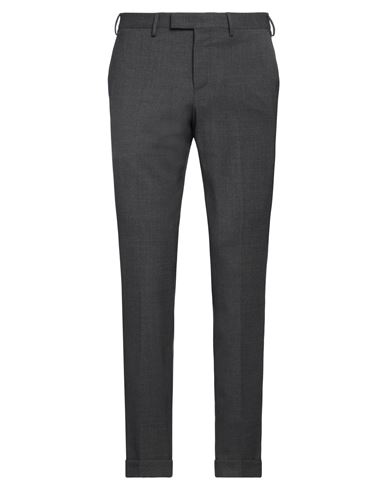 Pt Torino Man Pants Steel Grey Size 40 Virgin Wool, Elastane In Grey