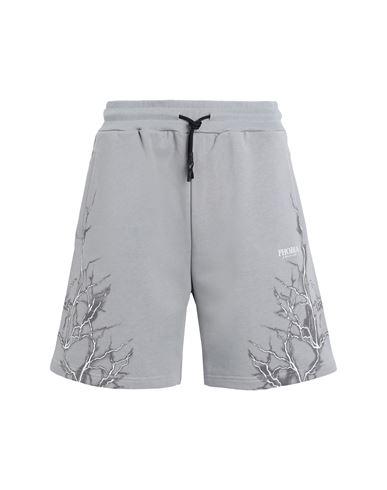 Phobia Archive Grey Shorts With Grey Lightning Man Shorts & Bermuda Shorts Grey Size Xl Cotton