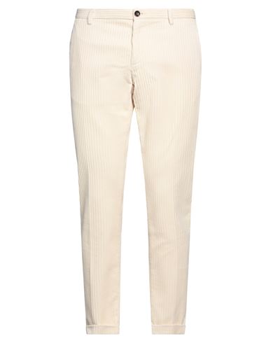 At.p.co At. P.co Man Pants Cream Size 34 Cotton In White