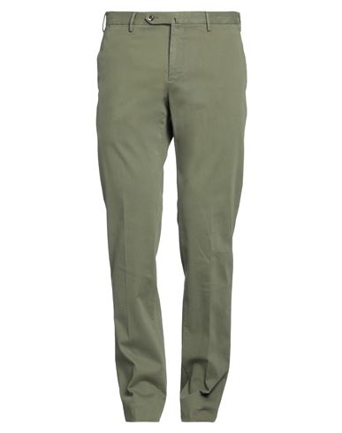 Pt Torino Man Pants Khaki Size 38 Modal, Cotton, Elastane In Beige