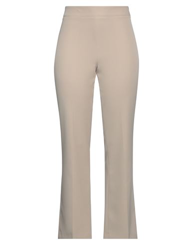 Boutique De La Femme Woman Pants Beige Size 14 Polyester, Elastane