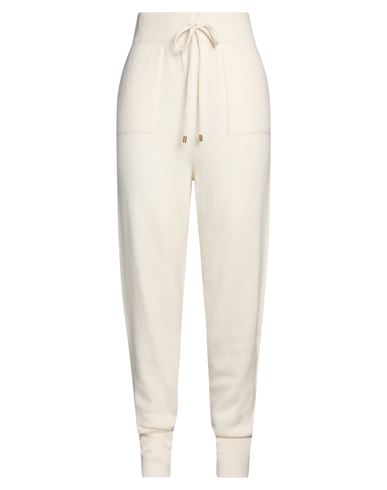Twinset Woman Pants Cream Size Xs Virgin Wool, Cashmere In White