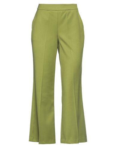 Mis.n Mis. N Woman Pants Green Size 8 Polyester, Viscose, Elastane