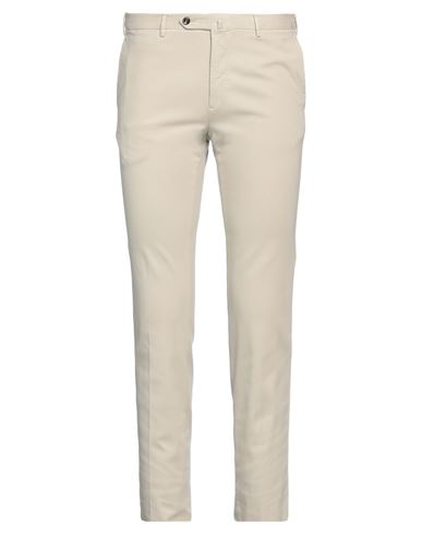 Pt Torino Man Pants Beige Size 44 Modal, Cotton, Elastane