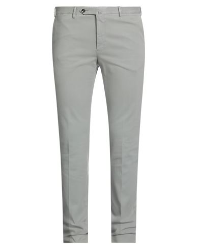 Pt Torino Man Pants Light Grey Size 40 Modal, Cotton, Elastane