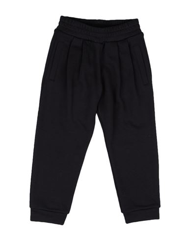 Shop Balmain Toddler Boy Pants Black Size 4 Cotton, Polyester
