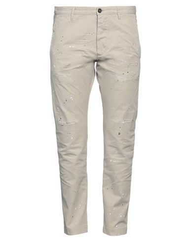 Dsquared2 Man Pants Light Grey Size 38 Cotton