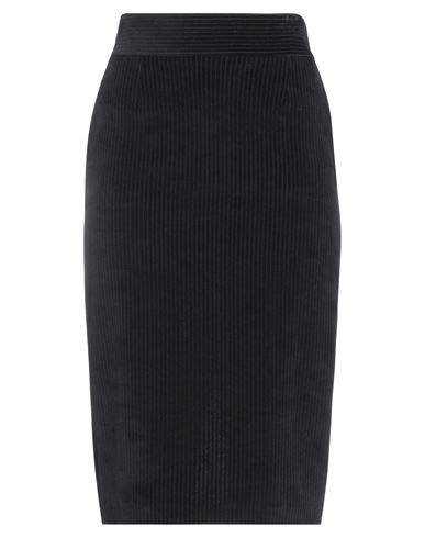 Circolo 1901 Woman Midi Skirt Black Size 6 Cotton, Polyester