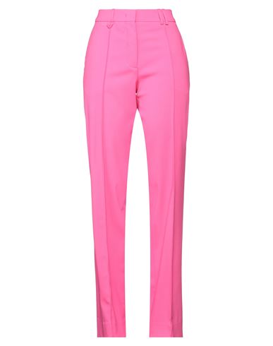 Jacquemus Woman Pants Fuchsia Size 8 Virgin Wool, Elastane In Pink