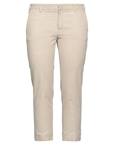 Pt Torino Woman Pants Beige Size 10 Cotton, Lyocell, Elastane