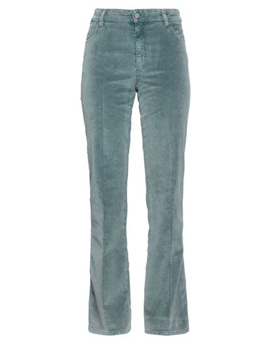 PT TORINO PT TORINO WOMAN PANTS PASTEL BLUE SIZE 28 COTTON, LYOCELL, ELASTANE 
