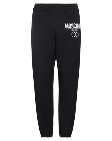 Moschino Man Pants Black Size 36 Polyamide