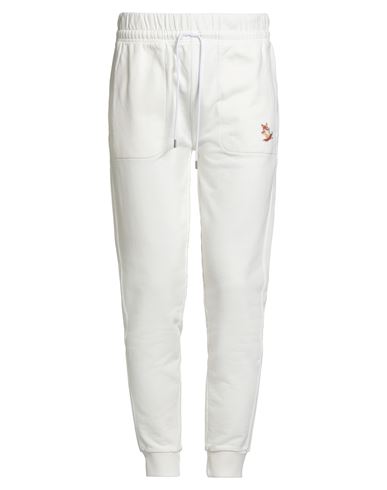 Maison Kitsuné Man Pants White Size S Cotton In White