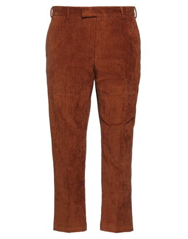 Pt Torino Man Pants Tan Size 38 Cotton, Elastane In Brown