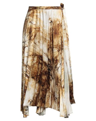 Beatrice B Beatrice .b Woman Midi Skirt Mustard Size 6 Polyester In Yellow