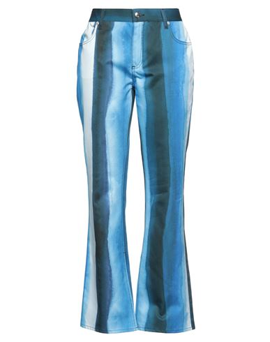 Marni Woman Pants Azure Size 10 Cotton In Blue