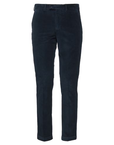 Pt Torino Man Pants Midnight Blue Size 32 Cotton, Lyocell, Elastane In Blue