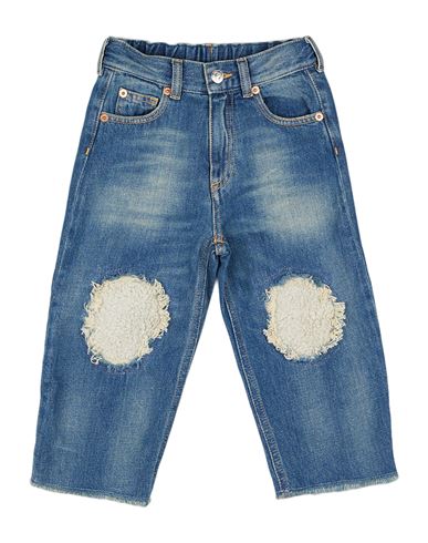 Mm6 Maison Margiela Babies'  Toddler Girl Denim Pants Blue Size 6 Cotton