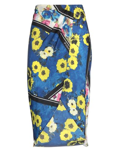 Pinko Woman Midi Skirt Blue Size 6 Polyester